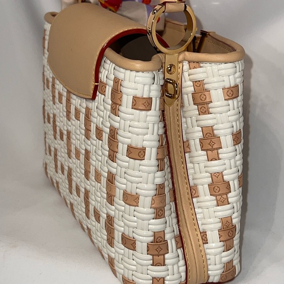 Louis Vuitton Capucine BB Heavenly Woven Satchel - Picture 9 of 12